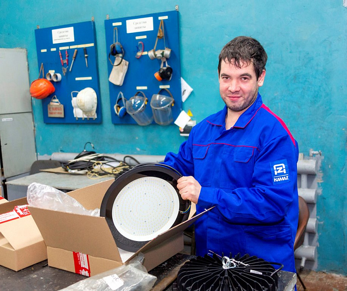 Новый свет на автомобильном заводе «КАМАЗа»